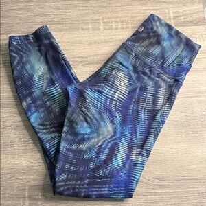 Lululemon Blue Patterned Leggings